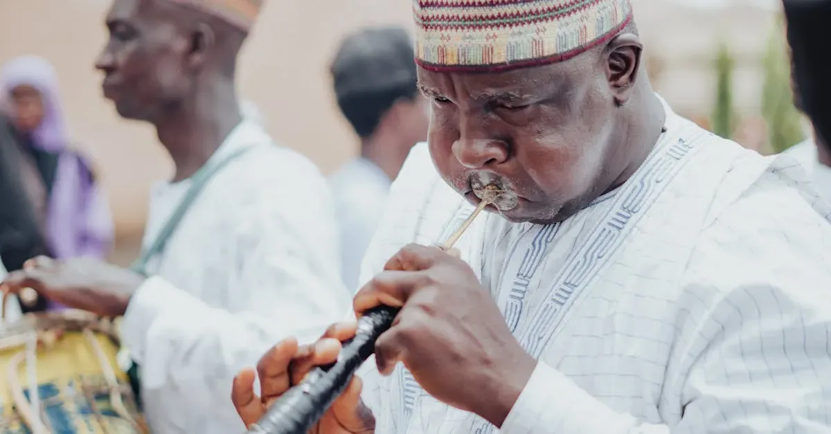 Afrikaanse muziekinstrumenten door de eeuwen heen